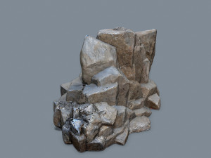 Cliff rocks Modello 3D