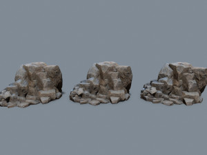 Cliff rocks Modello 3D