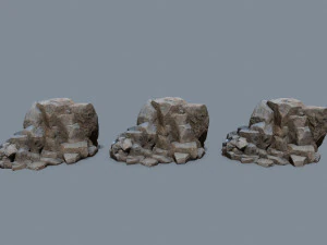 Cliff rocks 3D Model