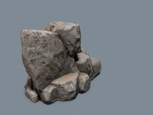 Desert rocks Model 3D