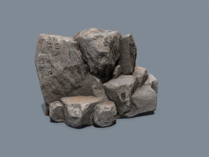 Desert rocks Model 3D