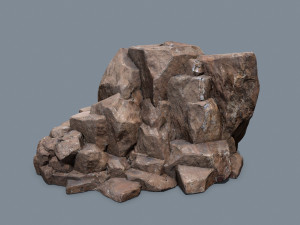 Cliff rocks 3D Model