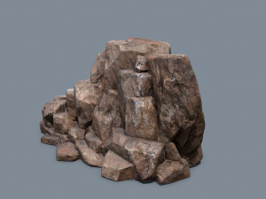 Cliff rocks 3D Model