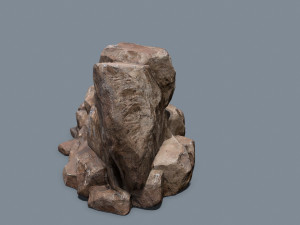 Cliff rocks 3D Model