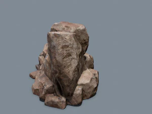 Cliff rocks 3D Model