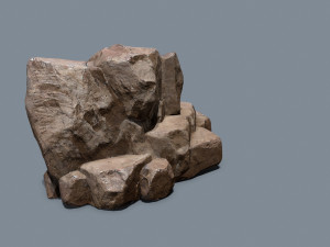 Cliff rocks 3D Model