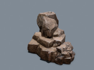 Cliff rocks 3D Model