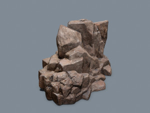 Cliff rocks 3D Model