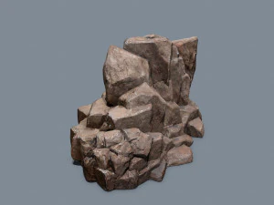 Cliff rocks 3D Model