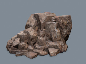Cliff rocks 3D Model