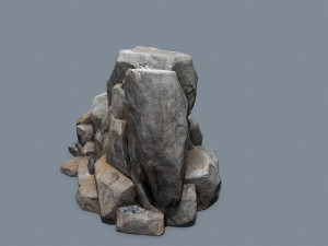 Cliff rocks 3D Model