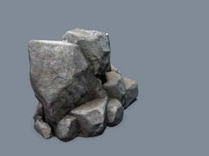 Cliff rocks 3D Model