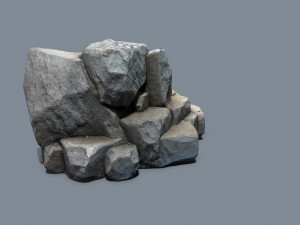 Cliff rocks 3D Model