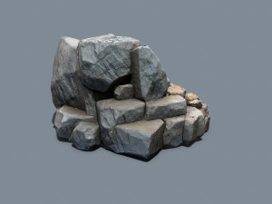 Cliff rocks 3D Model