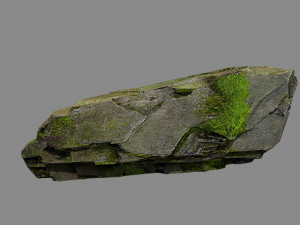 Mossy rocks Modello 3D