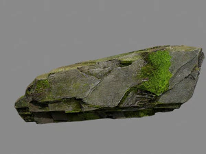 Mossy rocks 3D Model