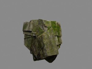 Mossy rocks Modello 3D