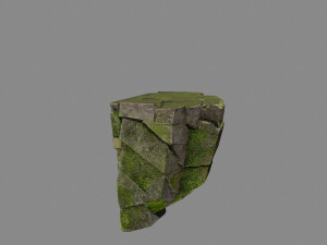 Mossy rocks Modello 3D