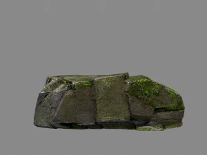 Mossy rocks 3D Model