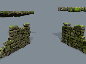 Ruin set Modello 3D