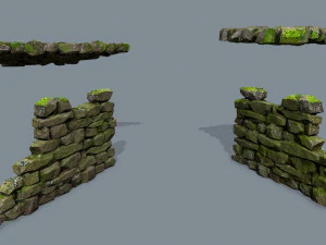 Ruin set 3D Model