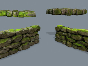 Ruin set Modello 3D