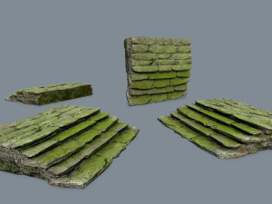 Ruin set Modello 3D