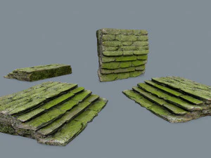 Ruin set 3D Model