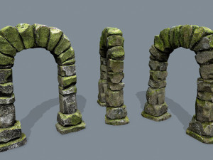 Ruin set Modello 3D