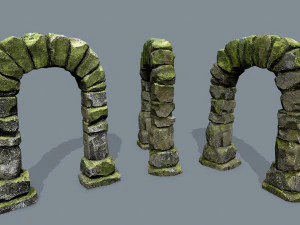 Ruin set 3D Model
