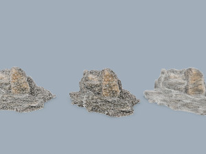 Cliff rocks Model 3D