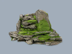 Forest rocks 3D Model