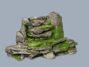 Forest rocks 3D Model