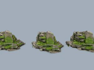 Forest rocks 3D Model
