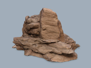 Desert rocks 3Dモデル