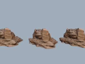 Desert rocks 3Dモデル