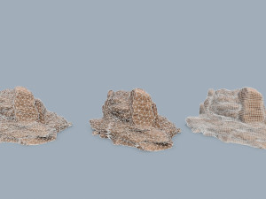 Desert rocks 3Dモデル