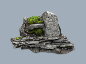 Cliff rocks 3D Model