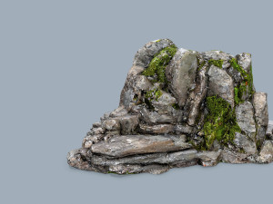 Cliff rocks 3D Model