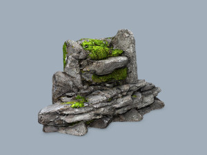 Cliff rocks 3D Model