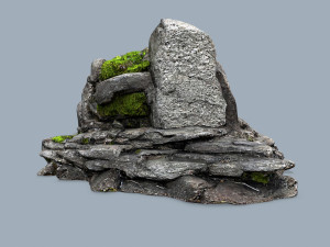 Cliff rocks 3D Model