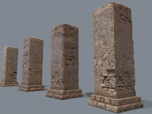 Старые руины 3D Модель