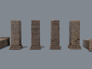Old ruins Model 3D