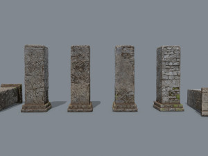 Old ruins Model 3D