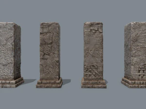 Старые руины 3D Модель