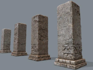 Старые руины 3D Модель