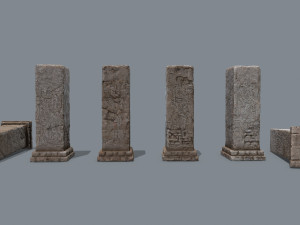 Old ruins 3D मॉडल
