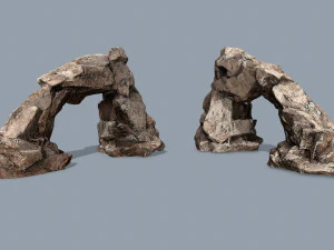 Desert rocks 3D Model