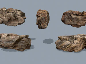 Desert rocks 3D Model