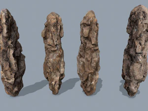 Desert rocks 3D Model